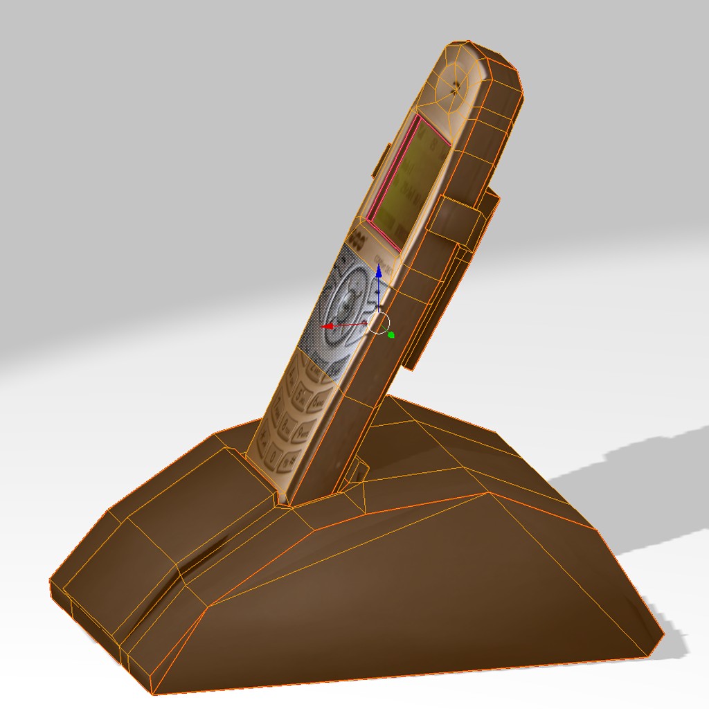 Low-Poly office phone preview image 3